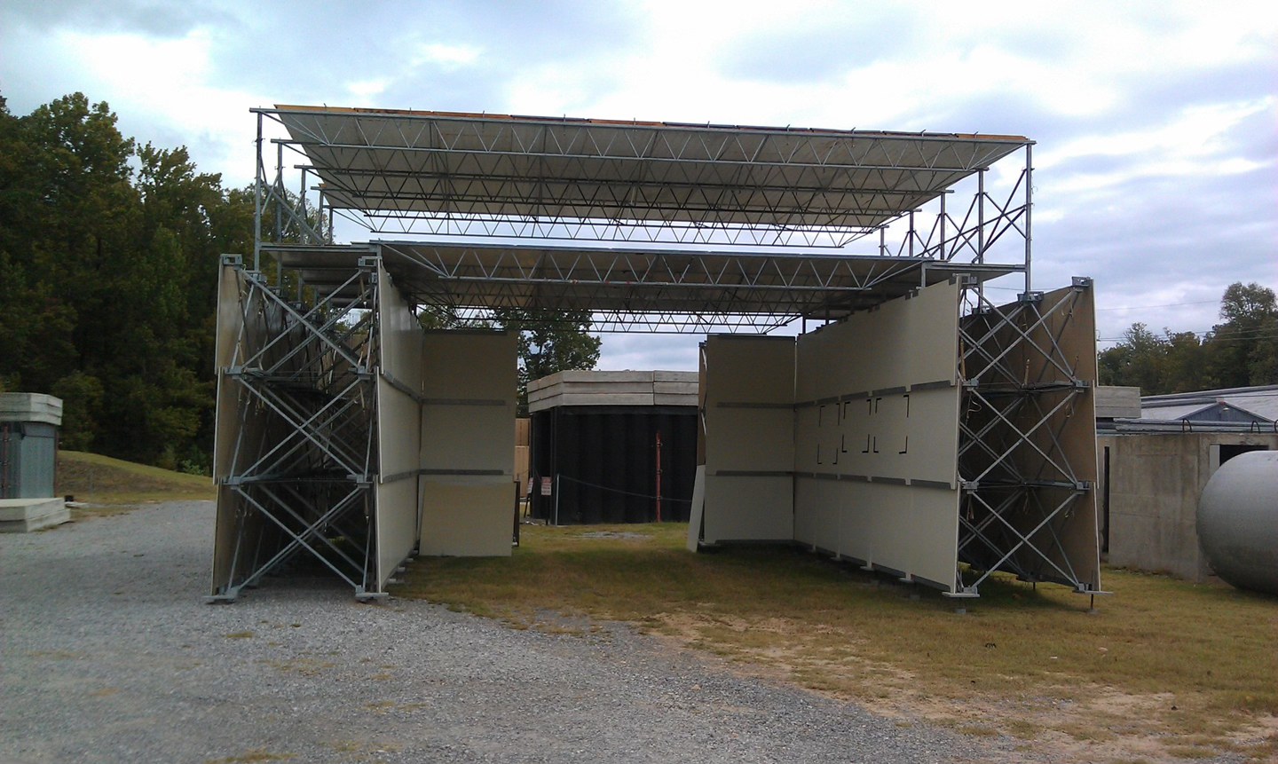 U.S. Army Corps of Engineers bunker assembled with Echo Lite panels