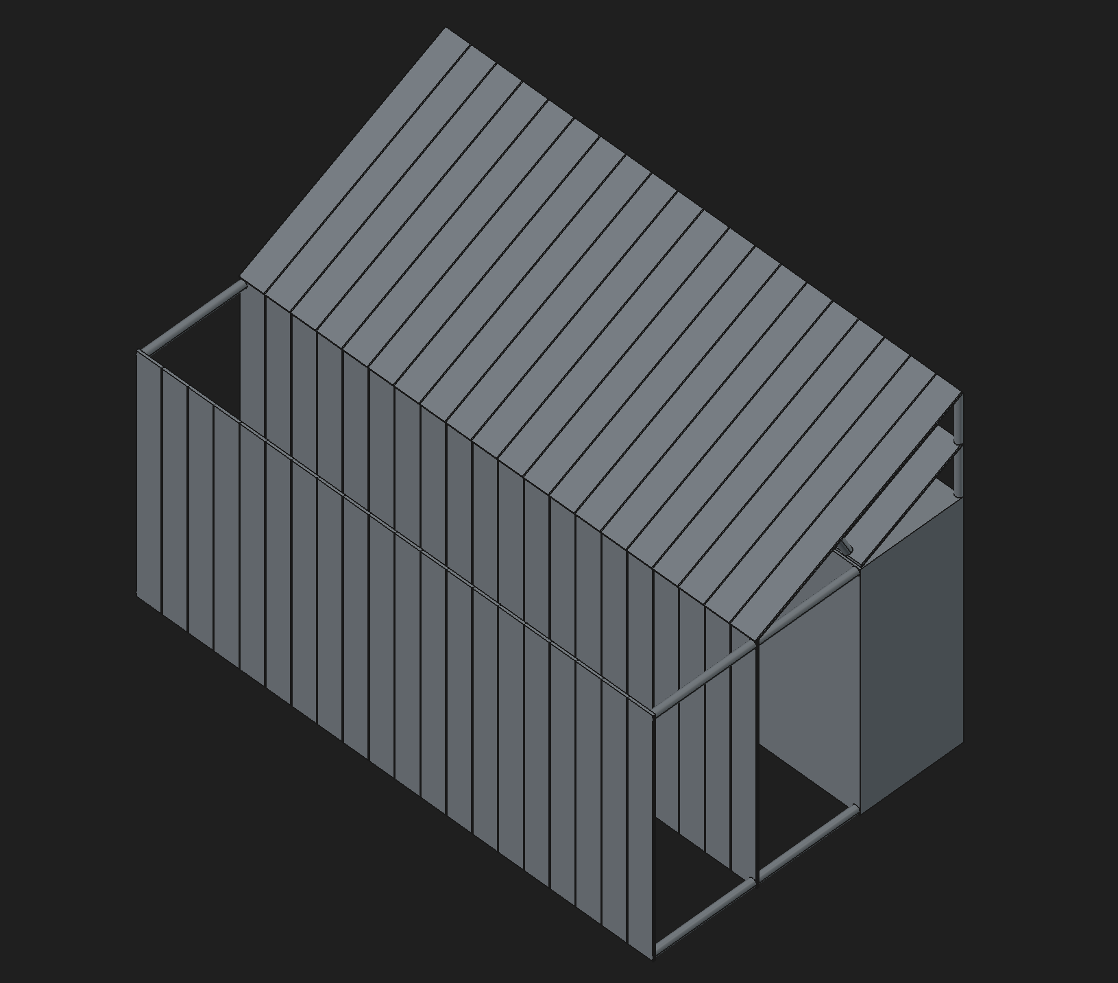 Echo panel portable shelter with overhead and perimeter protection